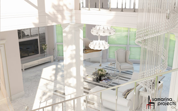 Фото из портфолио Дизайн коттеджа "Легкое обаяние классики"  – фотографии дизайна интерьеров на INMYROOM