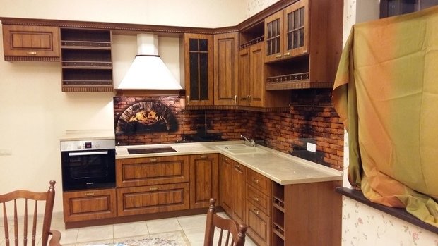 Фото из портфолио Кухонные фартуки из Стекла – фотографии дизайна интерьеров на INMYROOM