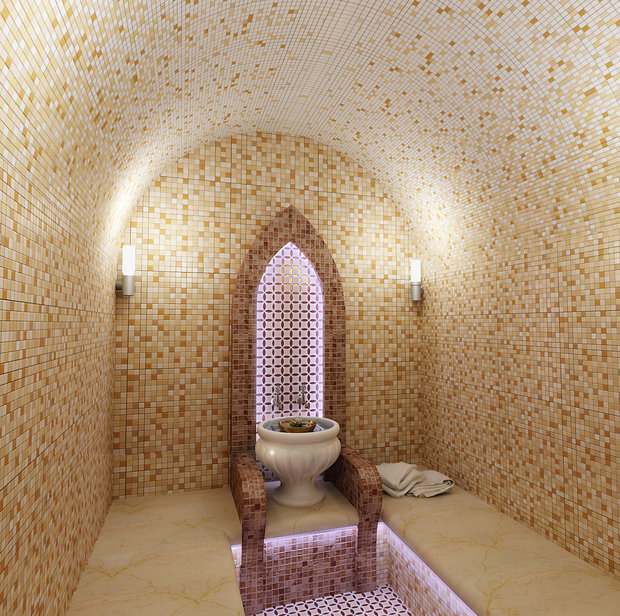 Фото из портфолио Частный «Spa-dom» в колониальном стиле – фотографии дизайна интерьеров на INMYROOM