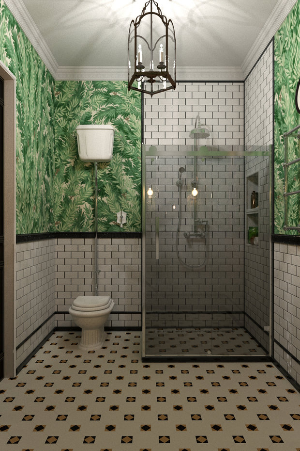 Фотография: Ванная в стиле Лофт, Квартира, Проект недели, Москва, Светлана Гаврилова, 3 комнаты, Более 90 метров – фото на INMYROOM