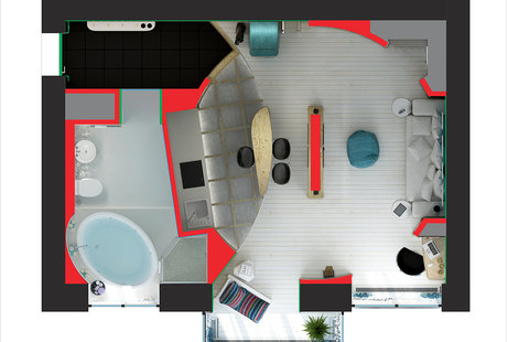 1комн Loft