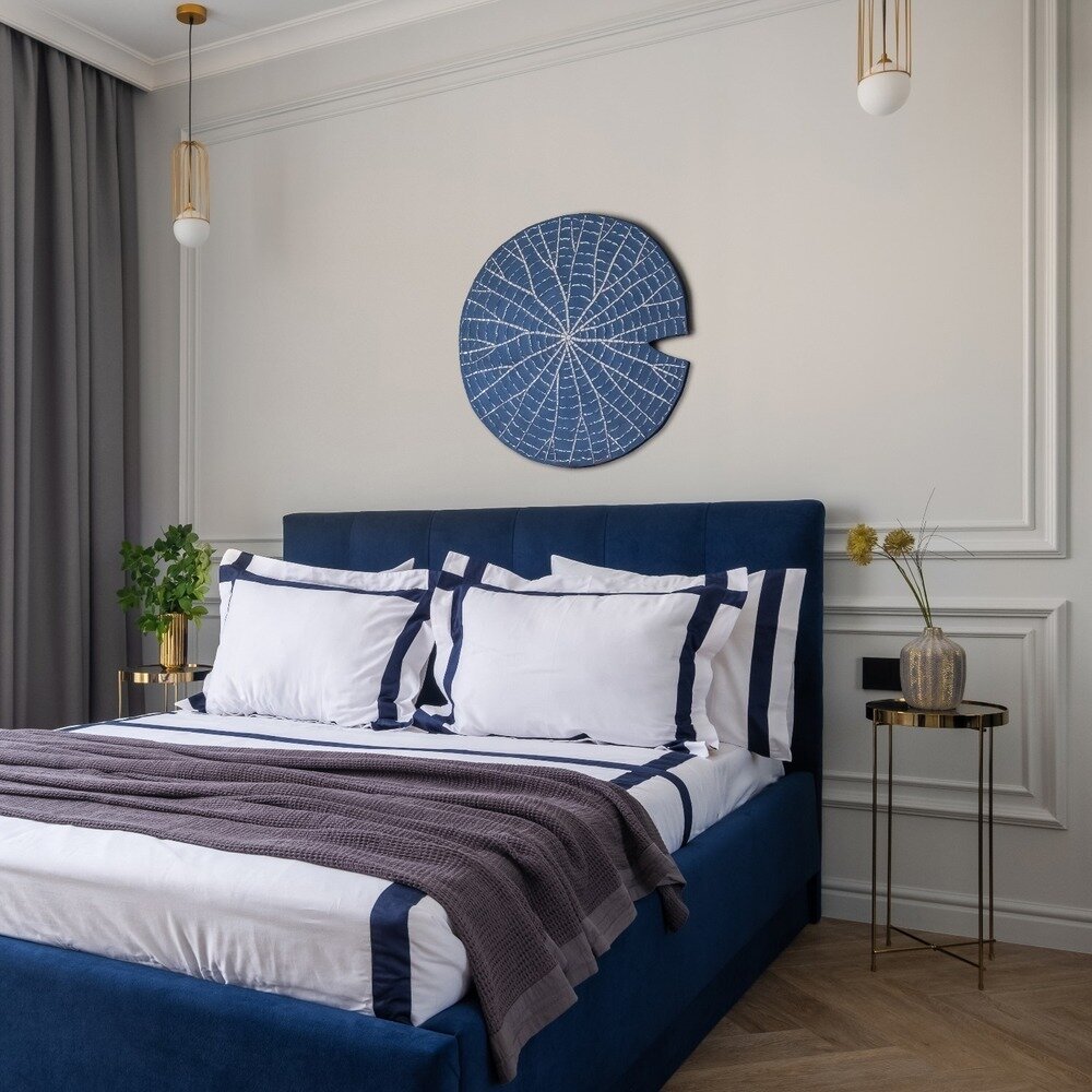 Фотография: Спальня в стиле Современный, Классический, Квартира, Проект недели, Москва, Марина Козлова, 3 комнаты, 60-90 метров, ColorCode Interiors – фото на INMYROOM