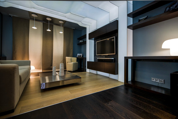 Фотография: Гостиная в стиле Современный, Хай-тек – фото на INMYROOM