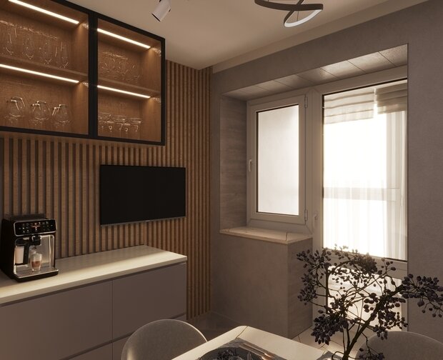 Фото из портфолио Кухня с золотыми акцентами – фотографии дизайна интерьеров на INMYROOM