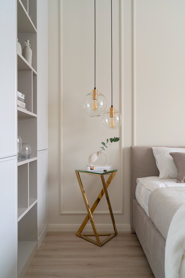 Фотография: Спальня в стиле Современный, Квартира, Проект недели, Санкт-Петербург, 2 комнаты, 40-60 метров, Lublianova.design, Юлия Люблянова – фото на INMYROOM