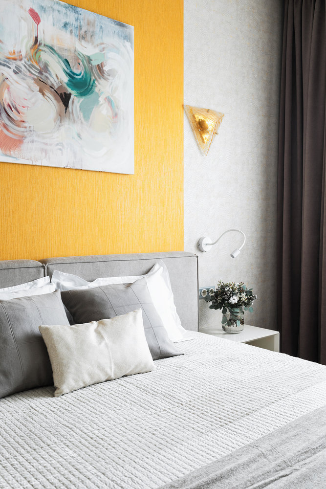 Фотография: Спальня в стиле Современный, Квартира, Проект недели, Санкт-Петербург, Монолитный дом, 3 комнаты, Более 90 метров, Ольга Дианова, Лилия Темербулатова, D&T architects – фото на INMYROOM