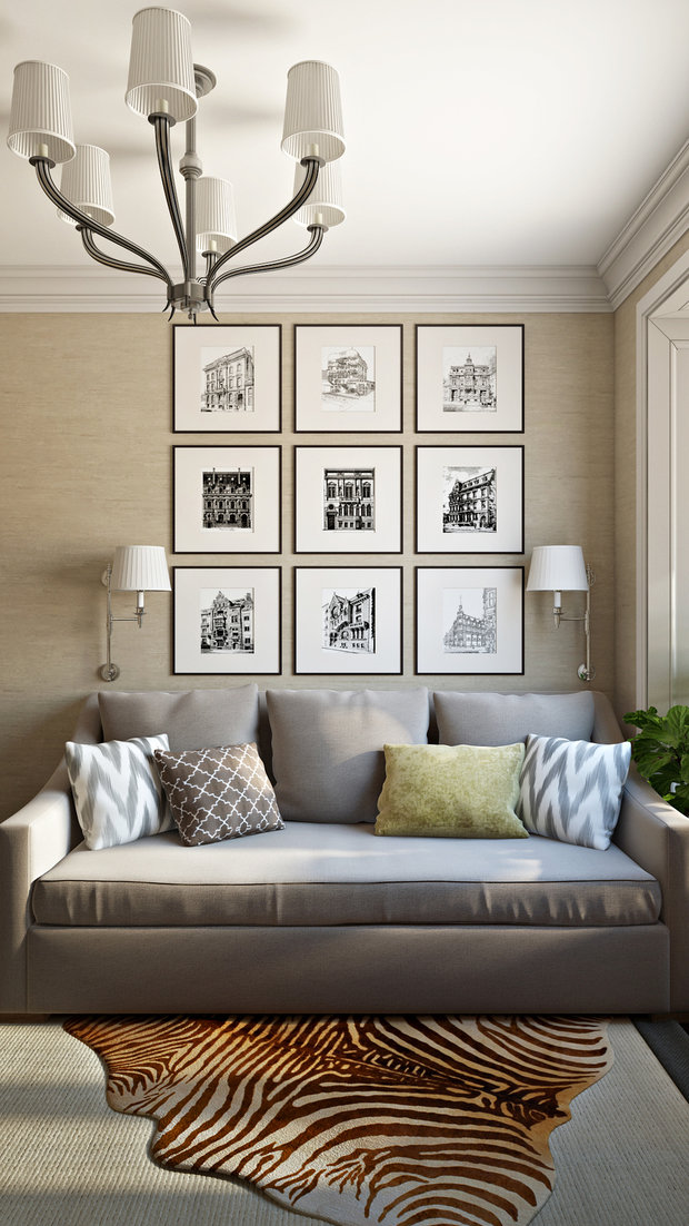 Фотография: Кабинет в стиле Эклектика, Современный, Карта покупок, Инна Усубян – фото на INMYROOM