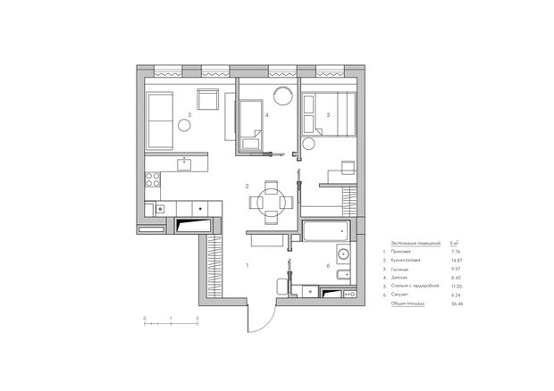 Фото из портфолио Мансардная квартира – фотографии дизайна интерьеров на INMYROOM