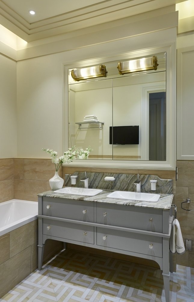 Фотография: Ванная в стиле Классический, Современный, Эклектика, Квартира, Проект недели, Москва, 4 и больше, Более 90 метров, #эксклюзивныепроекты, Наталья Самойлова, Perfect Space – фото на INMYROOM Фотография: Ванная в стиле Классический, Современный, Эклектика, Квартира, Проект недели, Москва, 4 и больше, Более 90 метров, #эксклюзивныепроекты, Наталья Самойлова, Perfect Space – фото на INMYROOM