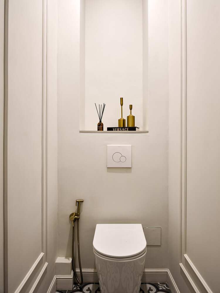 Фотография: Ванная в стиле Классический, Современный, Квартира, Проект недели, Москва, 3 комнаты, 60-90 метров, Ксения Шахматова – фото на INMYROOM