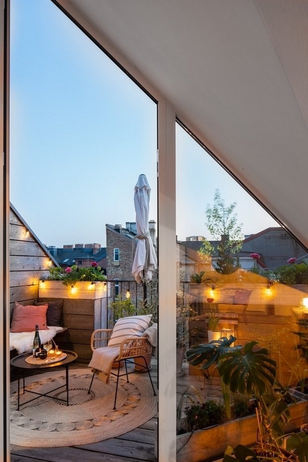 Фотография: Балкон в стиле Скандинавский, Декор интерьера, Швеция, 2 комнаты – фото на INMYROOM