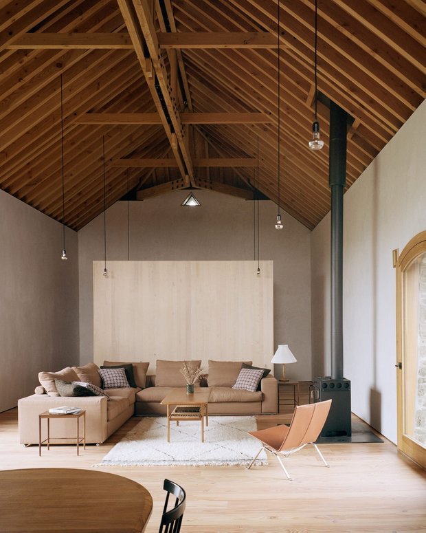 Фотография: Гостиная в стиле Эко – фото на INMYROOM