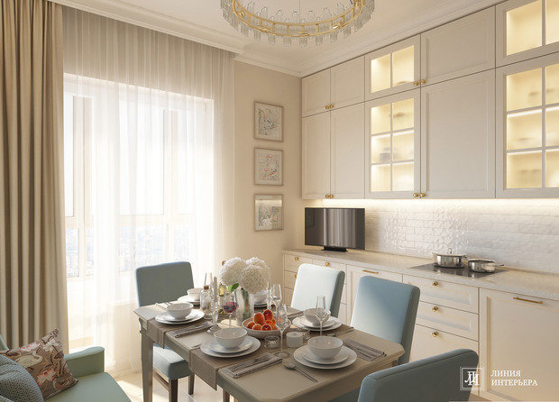 Фото из портфолио Квартира современная классика – фотографии дизайна интерьеров на INMYROOM