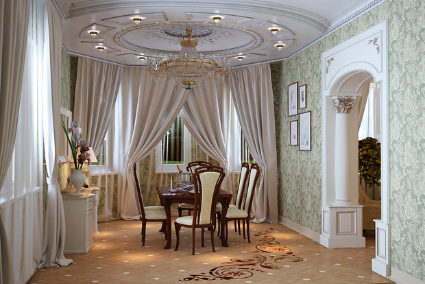 Фото из портфолио Дом, г.Москва, 600м – фотографии дизайна интерьеров на INMYROOM