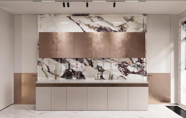 Фото из портфолио Дизайн интерьера квартиры в ЖК «Клубный дом Talento» в стиле неоклассика – фотографии дизайна интерьеров на INMYROOM