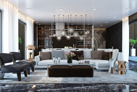 Дизайн интерьера в КГ "Riviera Villas"