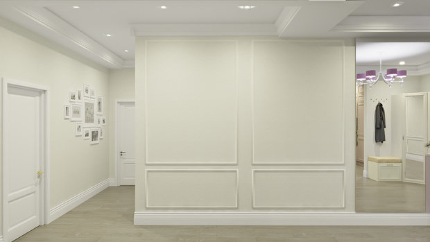 Фото из портфолио Трехкомнатная квартира 142 м2 – фотографии дизайна интерьеров на INMYROOM