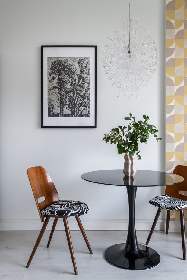 Фотография: Кухня и столовая в стиле Скандинавский, Современный, Малогабаритная квартира, Квартира, Студия, Проект недели, Москва, до 40 метров, Ирина Бебешина – фото на INMYROOM