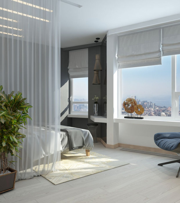 Фото из портфолио Яркий минимализм – фотографии дизайна интерьеров на INMYROOM