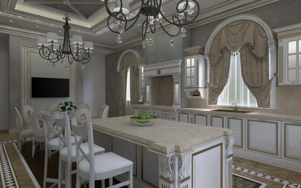 Фото из портфолио Кухня в классическом стиле  – фотографии дизайна интерьеров на INMYROOM