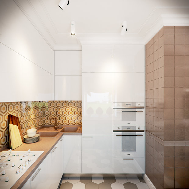 Фото из портфолио Небольшая квартира в центре Петербурга – фотографии дизайна интерьеров на INMYROOM