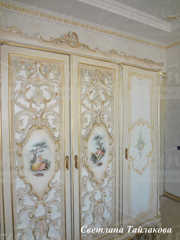 Фото из портфолио Золочение лепнины – фотографии дизайна интерьеров на InMyRoom.ru