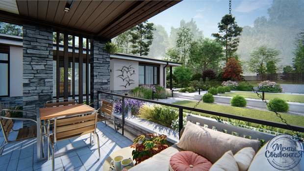 Фото из портфолио Загородный дом в современном стиле – фотографии дизайна интерьеров на INMYROOM