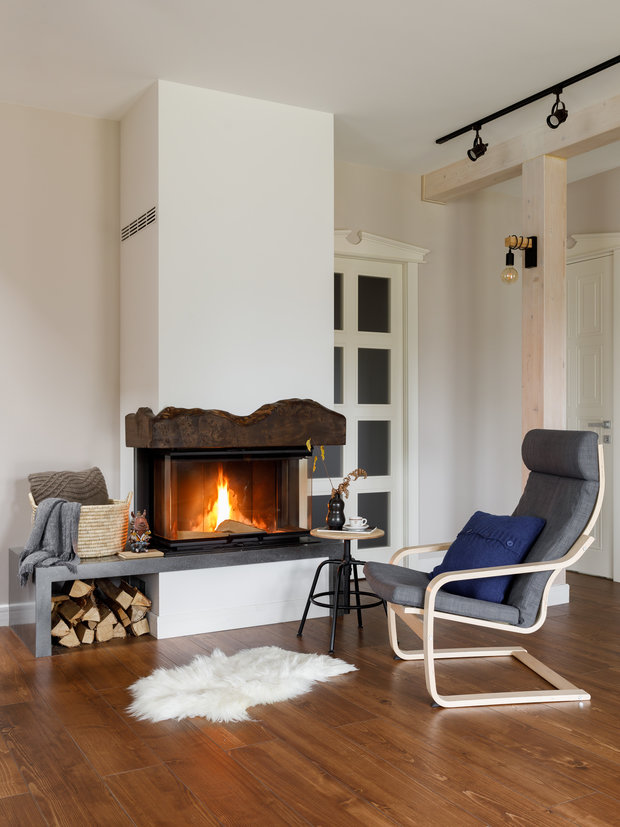 Фотография: Гостиная в стиле Прованс и Кантри, Современный, Дом, Проект недели, Дача, Дом и дача, Ленинградская область, 4 и больше, Более 90 метров, Елена Горячева, Студия «Мистер Дизайн» – фото на INMYROOM