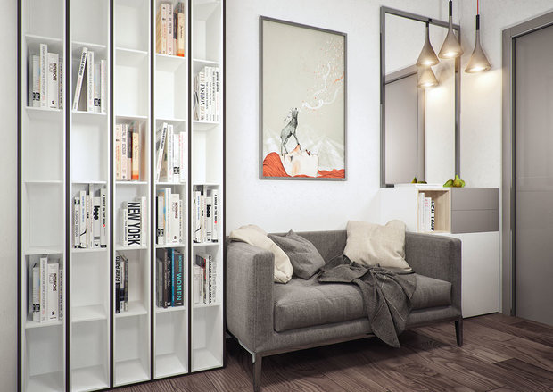 Фото из портфолио Светлый минимализм – фотографии дизайна интерьеров на INMYROOM