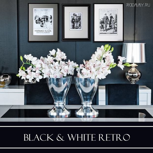 Фото из портфолио Black & White Retro – фотографии дизайна интерьеров на INMYROOM