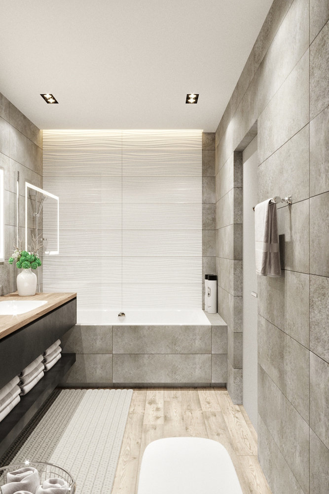 Фотография: Ванная в стиле Современный, Квартира, Проект недели, Эко, Монолитный дом, 3 комнаты, 60-90 метров, Днепропетровск, PARA Studio – фото на INMYROOM