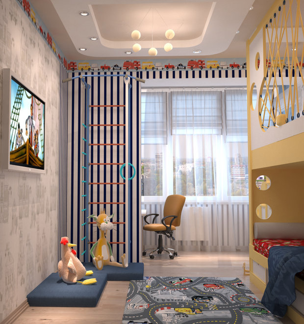 Фотография: Детская в стиле Современный – фото на InMyRoom.ru