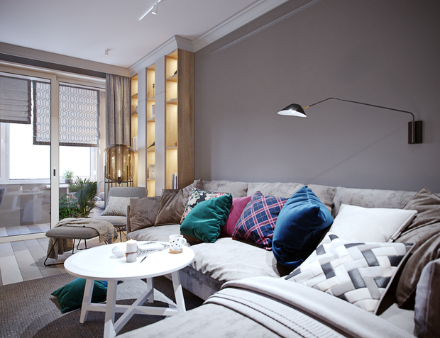 Фото из портфолио  Apartment «Gorod»  – фотографии дизайна интерьеров на INMYROOM