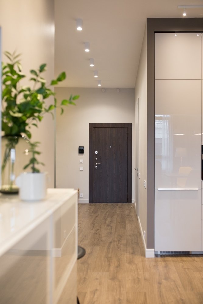 Фотография: Прихожая в стиле Современный, Минимализм, Квартира, Проект недели, Санкт-Петербург, 2 комнаты, 40-60 метров, Ольга Артемова – фото на INMYROOM