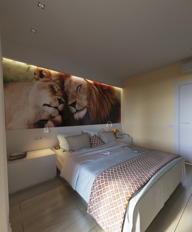 Фотография: Спальня в стиле Минимализм – фото на INMYROOM