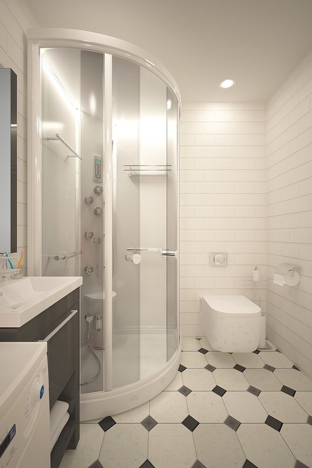 Фото из портфолио Квартира-студия – фотографии дизайна интерьеров на INMYROOM