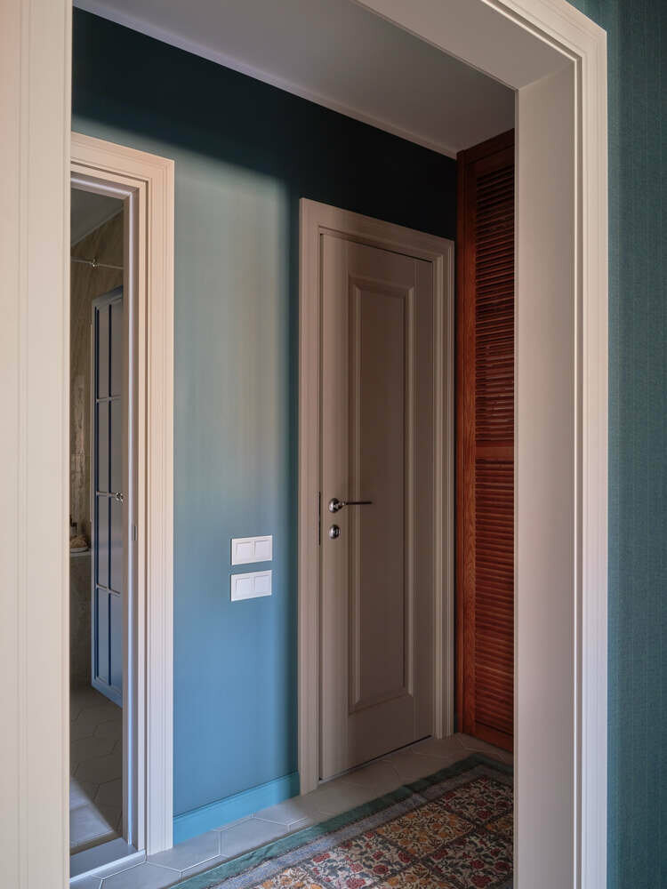 Фотография: Прихожая в стиле Современный, Классический, Квартира, Проект недели, Москва, Монолитный дом, 4 и больше, Более 90 метров, Ольга Рудакова, Rudakova design – фото на INMYROOM