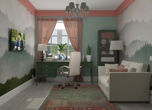 Фото из портфолио Кабинет "Covert" – фотографии дизайна интерьеров на INMYROOM