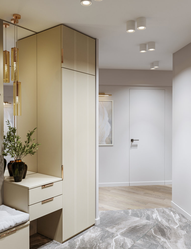 Фотография: Прихожая в стиле Современный, Квартира, Проект недели, Москва, 4 и больше, Более 90 метров, MR.BURO – фото на INMYROOM
