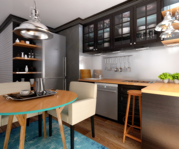 Фото из портфолио Кухня: функционально, стильно, экономично – фотографии дизайна интерьеров на INMYROOM