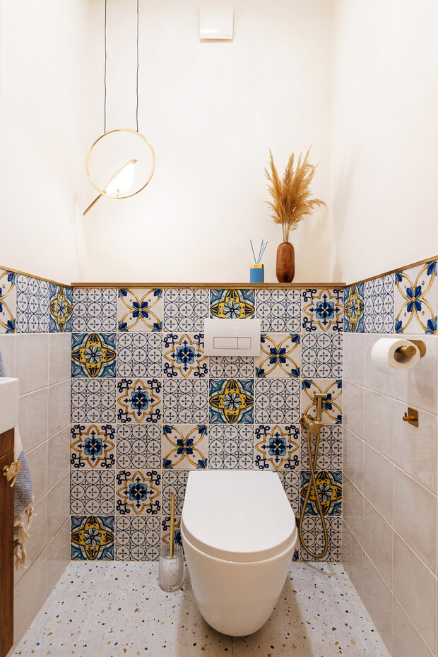 Фотография: Ванная в стиле Современный, Квартира, Проект дня, Эко, Блочный дом, 4 и больше, 60-90 метров, Анна Терентьева – фото на INMYROOM