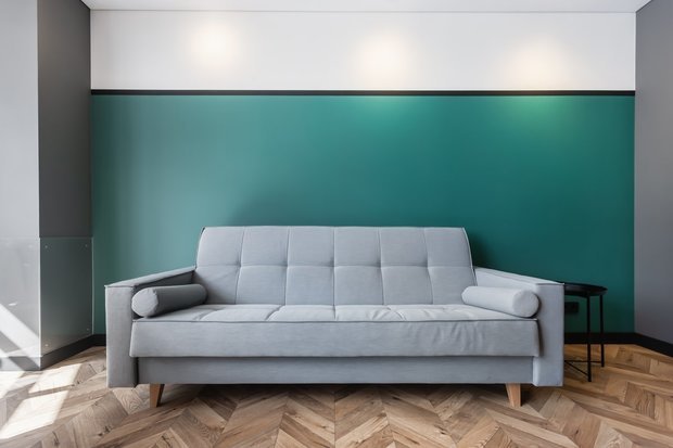 Фотография: Гостиная в стиле Современный, Минимализм, Малогабаритная квартира, Квартира, Студия, Проект дня, Ростов-на-Дону, до 40 метров, Lanors, Юрий Луценко – фото на INMYROOM