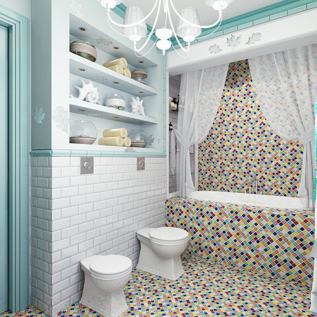 Фото из портфолио Коттедж «Прогулка» в классическом американском стиле с элементами лофта и востока – фотографии дизайна интерьеров на INMYROOM