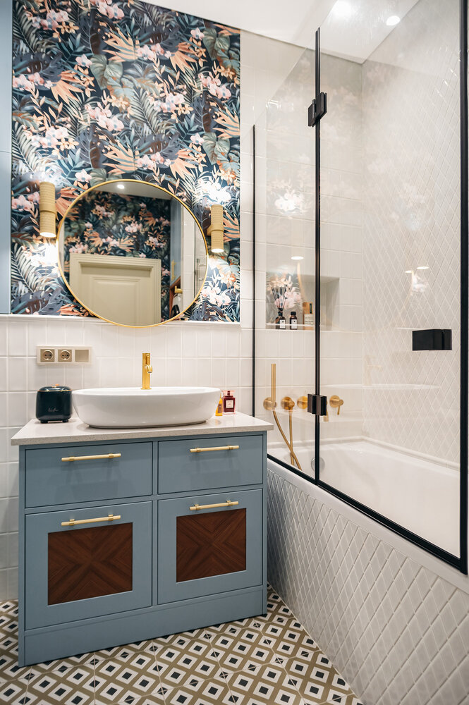 Фотография: Ванная в стиле Современный, Проект дня, Вологда, 4 и больше, Более 90 метров, A.B.Design_studio, Анастасия Баженова – фото на INMYROOM Фотография: Ванная в стиле Современный, Проект дня, Вологда, 4 и больше, Более 90 метров, A.B.Design_studio, Анастасия Баженова – фото на INMYROOM