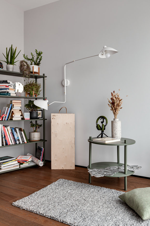 Фотография: Кабинет в стиле Минимализм, Современный, Квартира, Проект недели, Москва, 3 комнаты, Более 90 метров, num.21, Анастасия Клименко – фото на INMYROOM