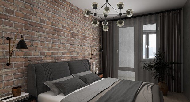 Фото из портфолио Трехкомнатная квартира в стиле LOFT – фотографии дизайна интерьеров на INMYROOM