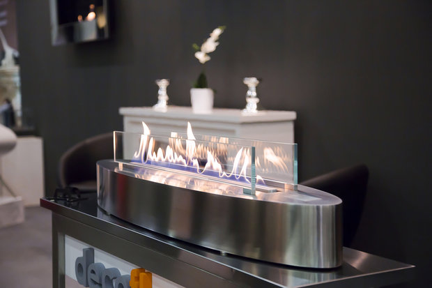 Фото из портфолио Автоматический биокамин Decoflame Denver Ellipse – фотографии дизайна интерьеров на InMyRoom.ru