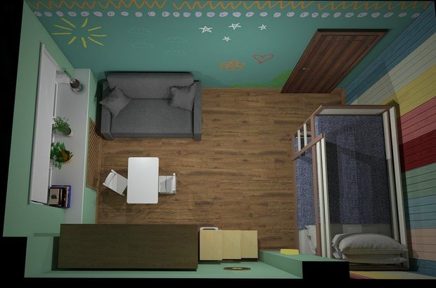 Фото из портфолио Детская – фотографии дизайна интерьеров на INMYROOM