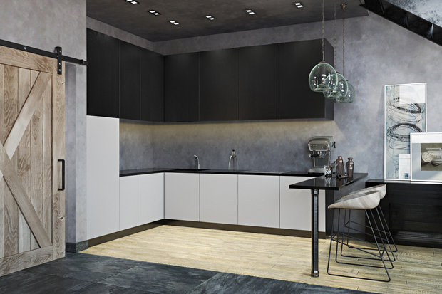 Фото из портфолио TriBeCa Лофт-Апартаменты в Москве – фотографии дизайна интерьеров на INMYROOM