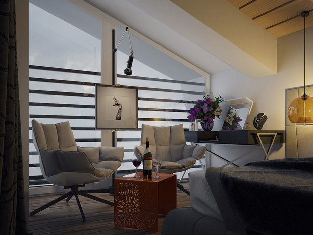 Фото из портфолио penthouse Олимп – фотографии дизайна интерьеров на INMYROOM